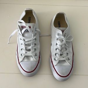 White Low Top Converse